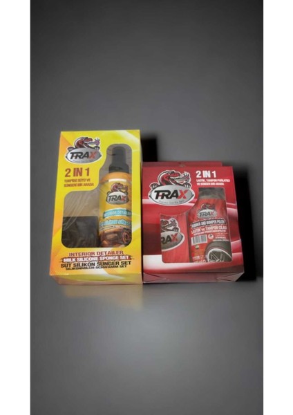 Lastik Tampon Parlatıcı(Özel Süngerli) ve Süt Silikon(Özel Süngerli) 2 Adet Set