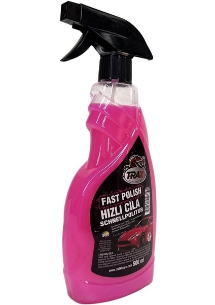 3'lü Yıkama Seti - Hızlı Cila - Cilalı Şampuan - Lastik Parlatıcı - T-Rax modelleri