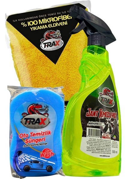 Araç Jant Temizleyici Jant Parlatıcı Sprey &araç Yıkama Eldiveni&araba Yıkama Süngeri