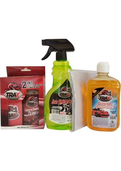 Lastik Parlatıcı Tampon Cilası Süper Kaliteli Jant Temizleyici Parlatıcı 500 ml Şampuan 500 ml