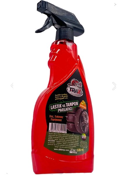 Trax Araba Oto Lastik Tampon Parlatıcı Sprey Lastik Parlatma 500ML
