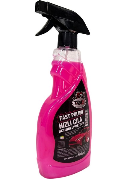 3'lü Yıkama Seti - Hızlı Cila - Cilalı Şampuan - Lastik Parlatıcı - T-Rax modelleri