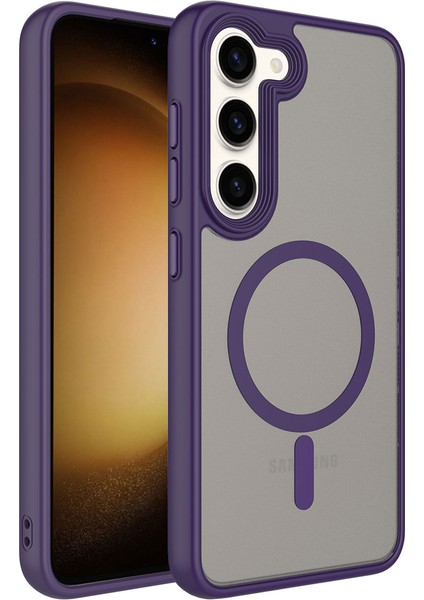 Samsung Galaxy S23 Plus Magsafe Hibrit Kapak Silikon Kılıf