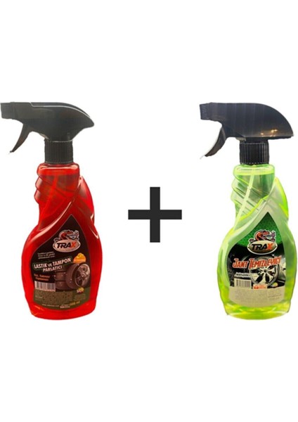 Lastik Parlatıcı + Jant Temizleyici 2'li Set 500 ml