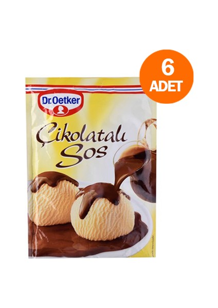 Dr. Oetker Çikolatalı Sos 128 gr x 6 Adet