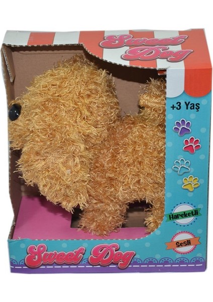 40081 Köpek Peluş Pilli-Aya Toys