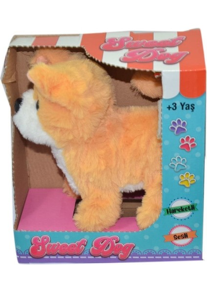 40081 Köpek Peluş Pilli-Aya Toys