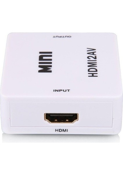 Blue Wings HDMI To Rca Av/cvsb L/r Video 1080P Mini HDMI2AV Hd Video Dönüştürücü