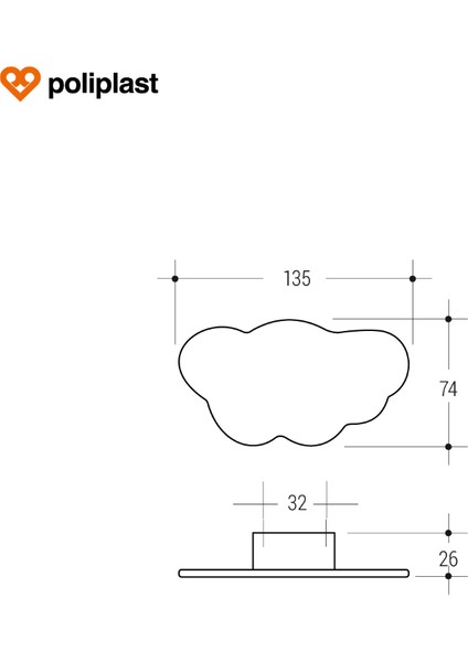 Çoçuk Odası Kulpları, Genç Odası Kulpları / Beyaz Renk/ 4 Adet