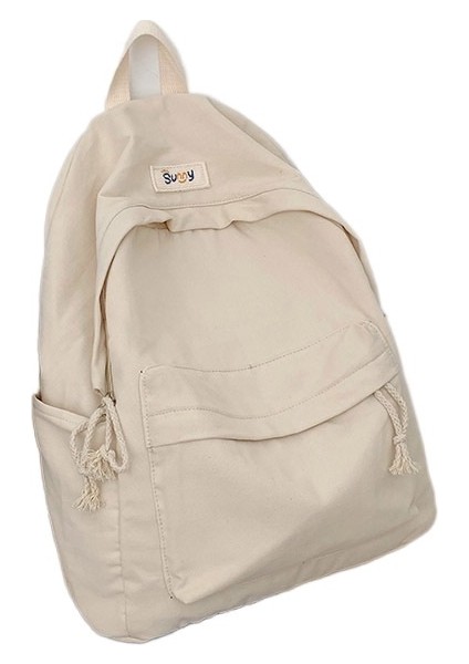 Basit Rahat Tuval Kız Okul Çantası Bilgisayar Sırt Çantası (Yurt Dışından)