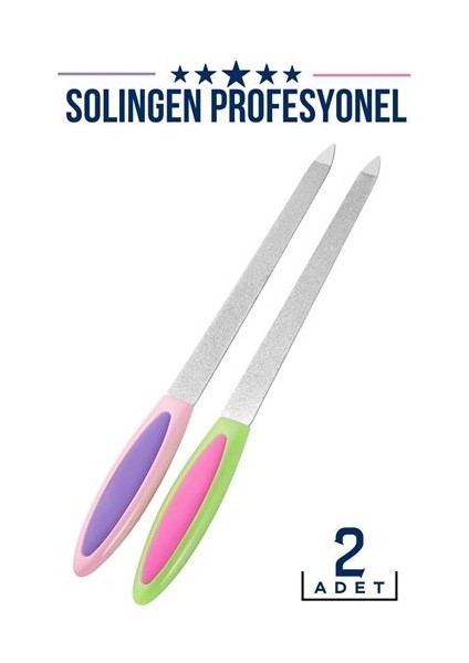 12 Adet Çelik Tırnak Törpüsü Solingen Profesyonel