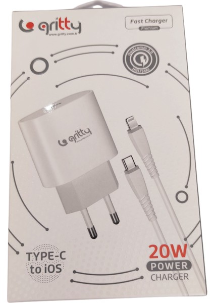 Type-C To Ios Şarj Cihazı 20W Hızlı Şarj