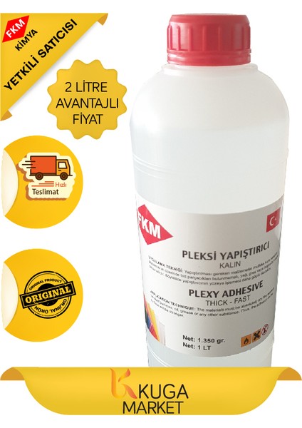 Fkm Pleksi Yapıştırıcı Kalın 2 x 1 Litre