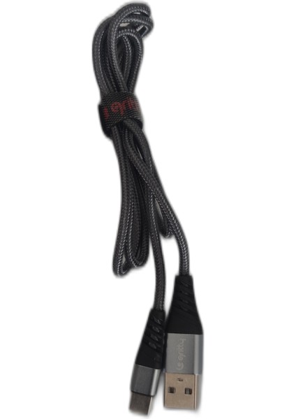 Type-C USB Tüplü Şarj Kablosu 2.4A