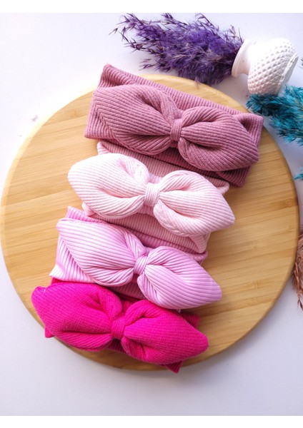 Bebek Tavşan Kulak Bandana 4'lü Set