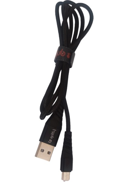 Micro USB Tüplü Şarj Kablosu 2.4A