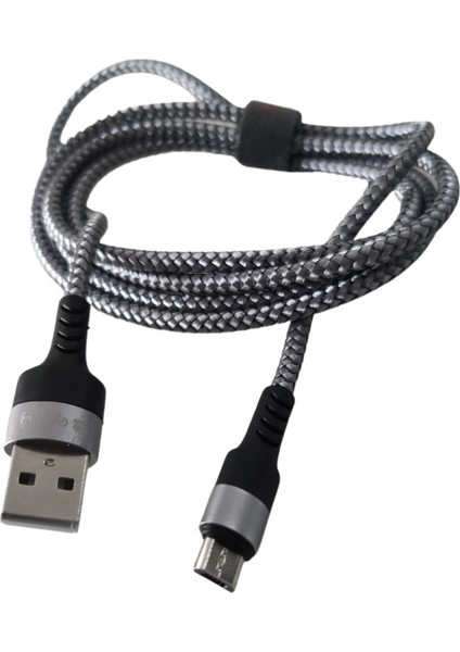 Grityy Micro USB Şarj Kablo Hasır 2,4A