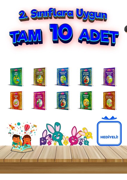 Bal Arısı Candy 2. Sınıflara Uygun Okumayı Sevdiren 10'Lu Hikaye Seti