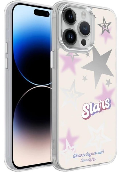 Apple iPhone 13 Pro Max Kılıf Airbagli Parlak Tasarımlı Desenli Mimbo Kapak