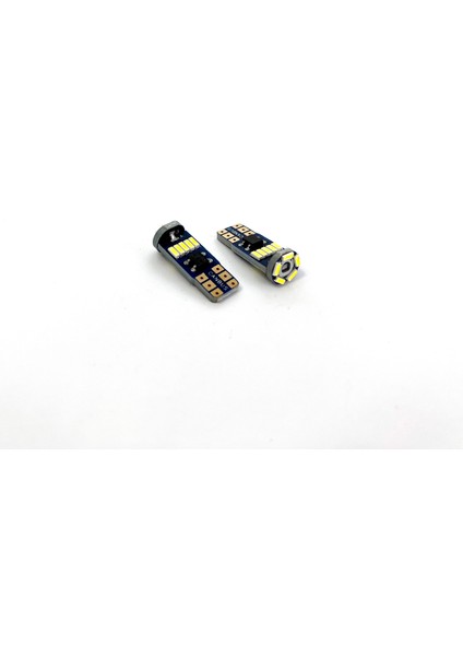 Premium Beyaz T10 15SMD 4014CHIPSET Yassı LED Ampul Aktif Canbus