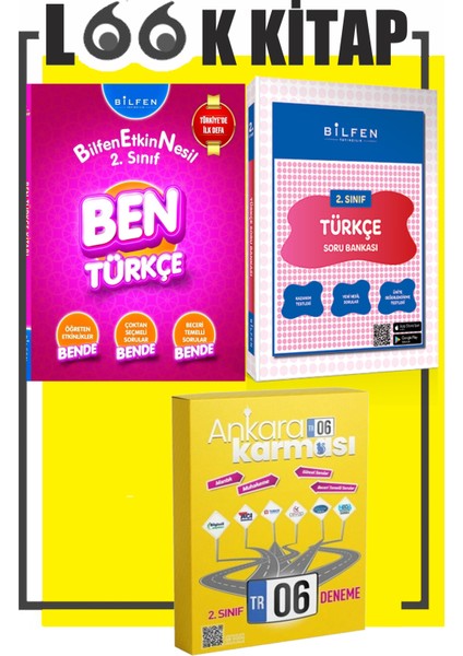 Bilfen Yayınları 2. Sınıf Ben Etkinlikli Türkçe Yeni Nesil Türkçe Soru Bankası Ankara Karması 2. Sınıf