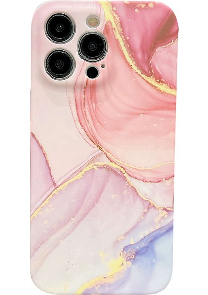 Xstepcase Apple iPhone 14 Pro Imd Için Mermer Deseni Telefon Kapağı Çekmeye Dayanıklı Yumuşak Tpu Geri Kılıf (Yurt Dışından)
