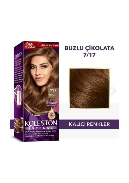 Wella Koleston Intense 7/17 Buzlu Çikolata