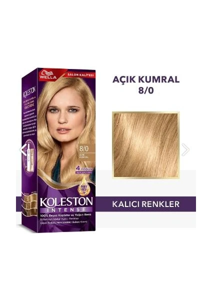 Wella Koleston Intense 8/0 Açık Kumral