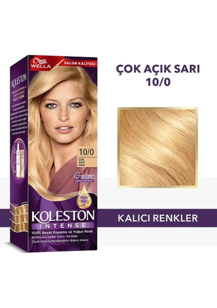 Wella Koleston Intense 10/0 Çok Açık Sarı