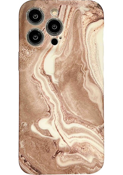 Xstepcase Apple iPhone 14 Pro Imd Için Mermer Deseni Telefon Kapağı Çekmeye Dayanıklı Yumuşak Tpu Geri Kılıf (Yurt Dışından)