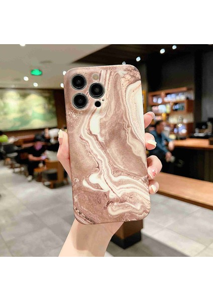 Xstepcase Apple iPhone 14 Pro Imd Için Mermer Deseni Telefon Kapağı Çekmeye Dayanıklı Yumuşak Tpu Geri Kılıf (Yurt Dışından)