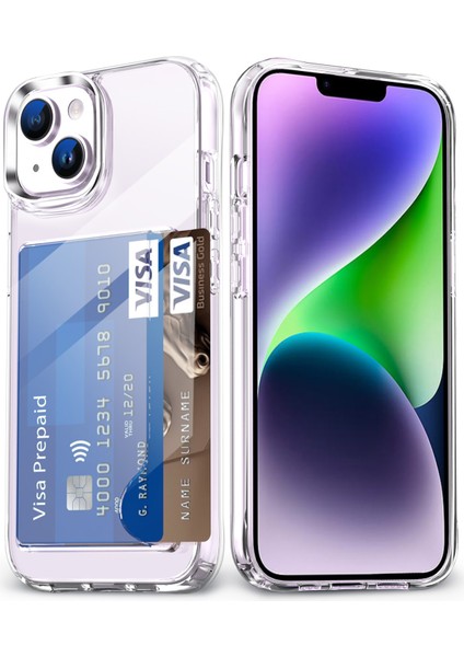 Xstepcase Apple iPhone 14, Airgag Köşe Kartı Tutucu Tpu + Akrilik Telefon Kapağı Için Telefon Kılıfı (Yurt Dışından)