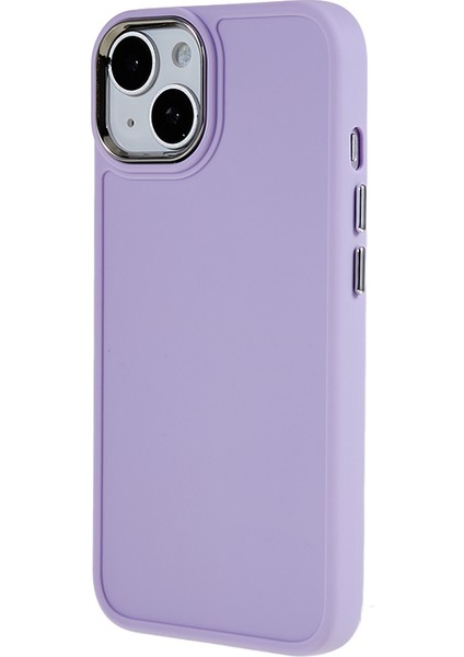 Xstepcase Apple iPhone 14 Plus Çizgiye Karşı Çizelge Anti-Çizelge Tpu Telefon Kılıfı Metal Lens Çerçeve Metal Düğmesi Kapağı (Yurt Dışından)