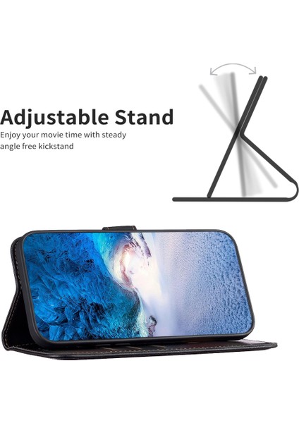 Xstepcase Apple iPhone 6 Plus / 6s Plus / 7 Plus / 8 Plus 5.5 Için Deri Cüzdan Kılıfı, Stant Manyetik Flip Telefon Kapağı (Yurt Dışından)