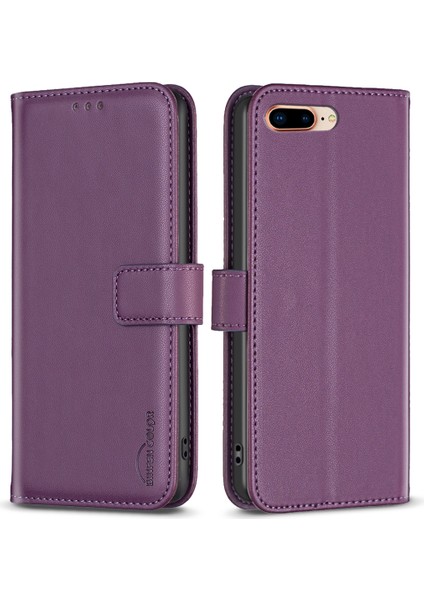 Xstepcase Apple iPhone 6 Plus / 6s Plus / 7 Plus / 8 Plus 5.5 Için Deri Cüzdan Kılıfı, Stant Manyetik Flip Telefon Kapağı (Yurt Dışından)