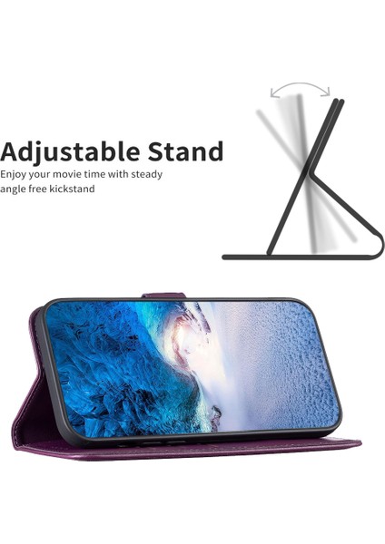 Xstepcase Apple iPhone 6 Plus / 6s Plus / 7 Plus / 8 Plus 5.5 Için Deri Cüzdan Kılıfı, Stant Manyetik Flip Telefon Kapağı (Yurt Dışından)