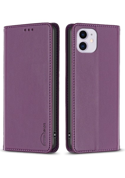 Xstepcase Apple iPhone 11 Pu Deri Damla Damalı Stand Kapak Kart Tutucu Telefon Kılıfı (Yurt Dışından)