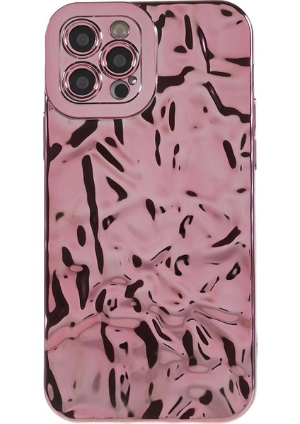 Xstepcase Apple iPhone 12 Pro Için Elektrokaplatma Telefon Kılıfı, Kırışmış Düzensiz Çizelge Anti Tpu Kapak (Yurt Dışından)