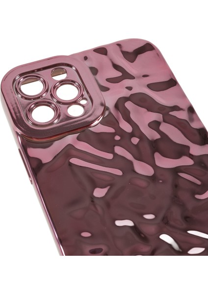 Xstepcase Apple iPhone 12 Pro Için Elektrokaplatma Telefon Kılıfı, Kırışmış Düzensiz Çizelge Anti Tpu Kapak (Yurt Dışından)