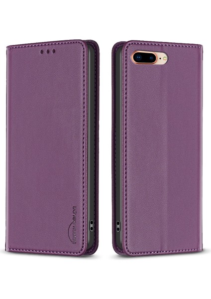 Xstepcase Apple iPhone 8 Plus / 7 Plus / 6 Plus / 6s Artı Deri Kapak Kartı Yuvası Standı Telefon Çantası Için (Yurt Dışından)