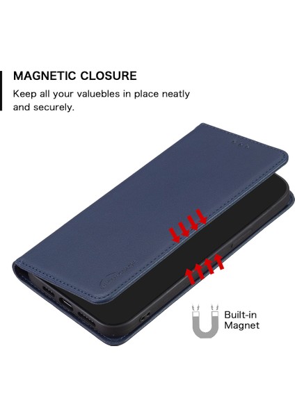 Xstepcase Apple iPhone 13/14 Pu Deri + Tpu Stand Telefon Kılıfı Için Kart Tutucu Telefon Kapağı (Yurt Dışından)