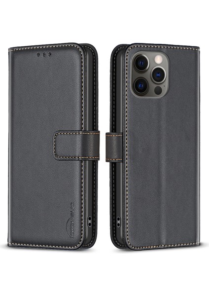Xstepcase Apple iPhone 12/12 Pro 6.1 Için Cüzdan Kılıfı, Pu Deri Standı Folio Telefon Kapağı (Yurt Dışından)