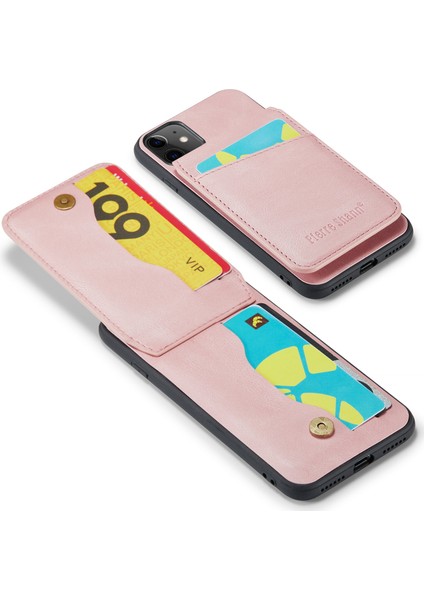 Xstepcase Apple iPhone 11 Crazy Horse Doku Pu Deri+Tpu Kart Yuvası Kılıfı (Yurt Dışından)