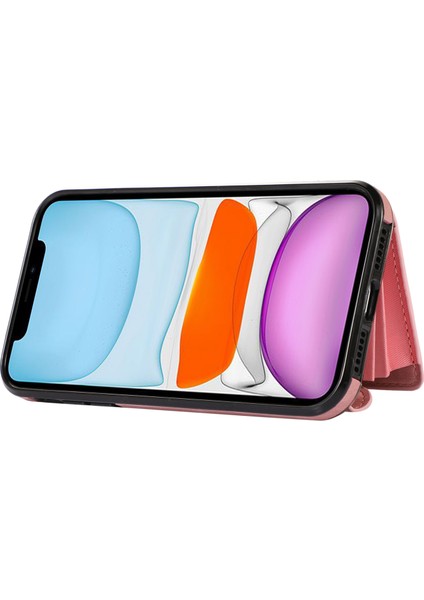 Xstepcase Apple iPhone 12 Mini 5.4 Rfıd Blooking Kart Çantası Anti Drop Anti-Drop Telefon Kasası Kickstand Pu Deri+Tpu Kapak (Yurt Dışından) fiyatları