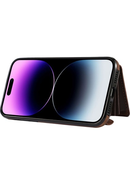 Xstepcase Apple iPhone 14 Pro Max Pu Deri+Tpu Telefon Kılıfı Kickstand Arka Kapak Rfıd Engelleme Kart Çantası (Yurt Dışından) fırsatları
