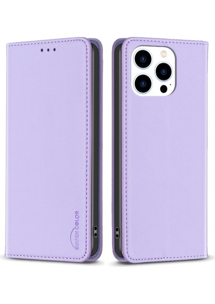 Xstepcase Apple iPhone 13 Pro Max Cep Telefon Kılıfı Pu Deri Kart Yuvası Stand Telefon Kapağı (Yurt Dışından)