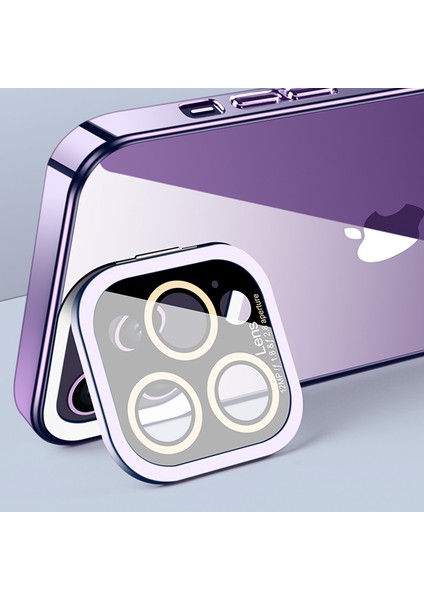 Xstepcase Apple iPhone 13 Pro Max Cam Kamera Film Kickstand Telefon Kasası Elektrokaplama Tpu Kapağı (Yurt Dışından) indirimleri