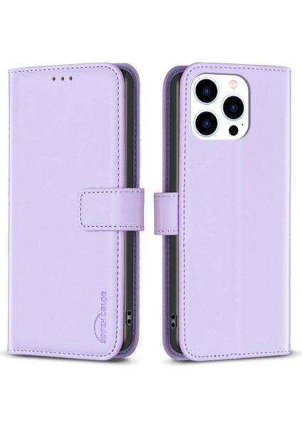 Xstepcase Apple iPhone 14 Pro Max Pu Deri Flip Cüzdan Kılıf Katlama Stand Telefon Kapağı (Yurt Dışından)