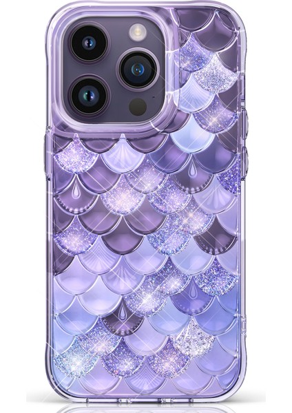 Xstepcase Apple iPhone 14 Pro Max Iml Tasarım Telefon Kılıfı Tpu+Pet Şok Geçirmez Kapak (Yurt Dışından)