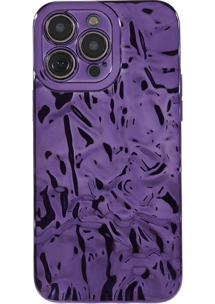 Xstepcase Apple iPhone 14 Pro Max Elektrokaplatma Yumuşak Tpu Telefon Kılıfı Kaşıltilmemiş Eşit Koruyucu Telefon Kapağı (Yurt Dışından)